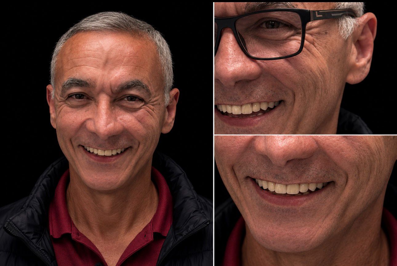 Antes e depois — caso 3